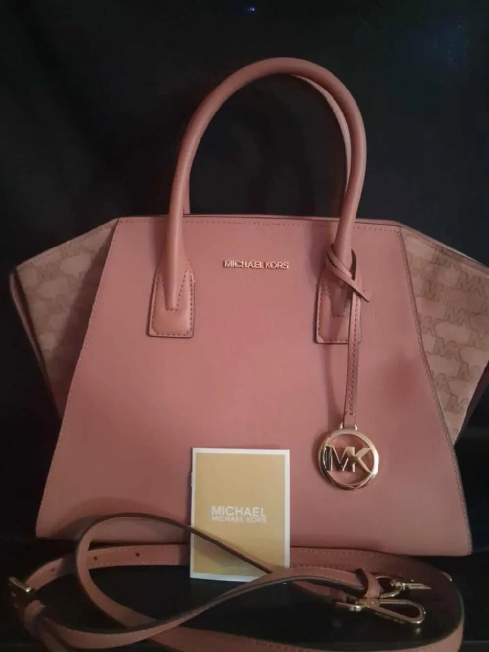 Pink Leather Michael Kors Purse